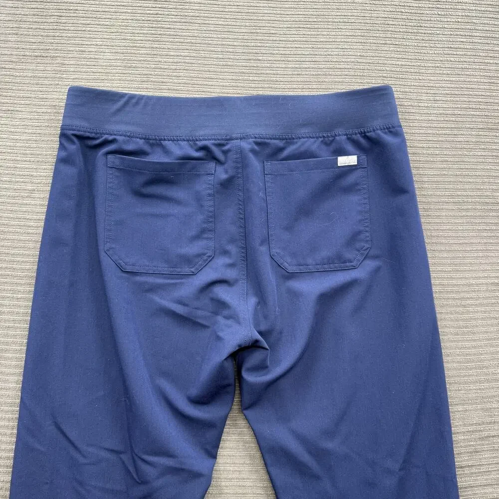 FIGS Technical‎ Collection Pants Mens Large Navy Blue Drawstring Scrub Medical